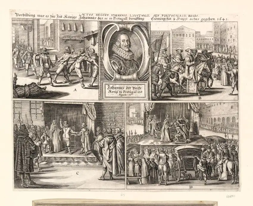 Quatro momentos do primeiro de dezembro de 1640.